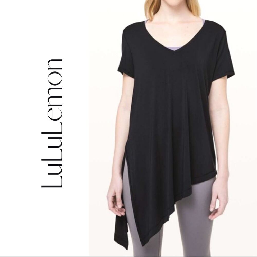 Lululemon Black Essential Tie Detail Tank Size Small